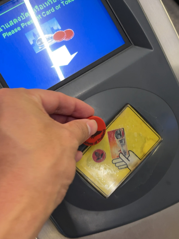 airport rail link bangkok token check in