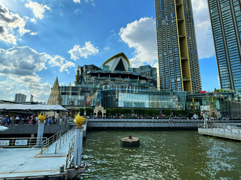 Icon Siam Mall view from Chao Phraya River