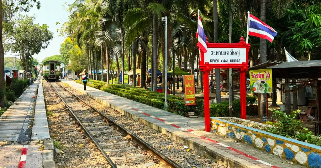 Kanchanaburi River Kwai Train Rail Station