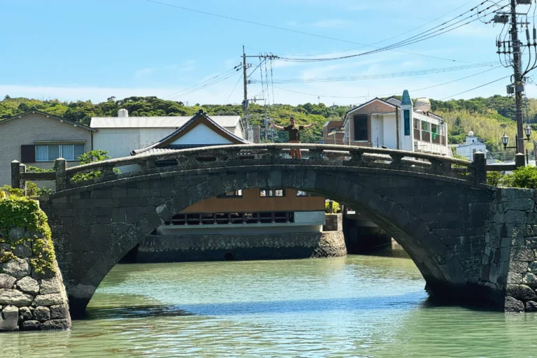 stone bridge dutch history in hirado