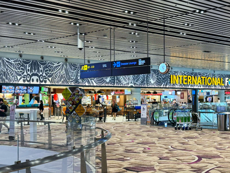 Snooze area singapore airport