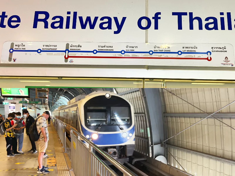 Use the airport rail link to get into Bangkok fast