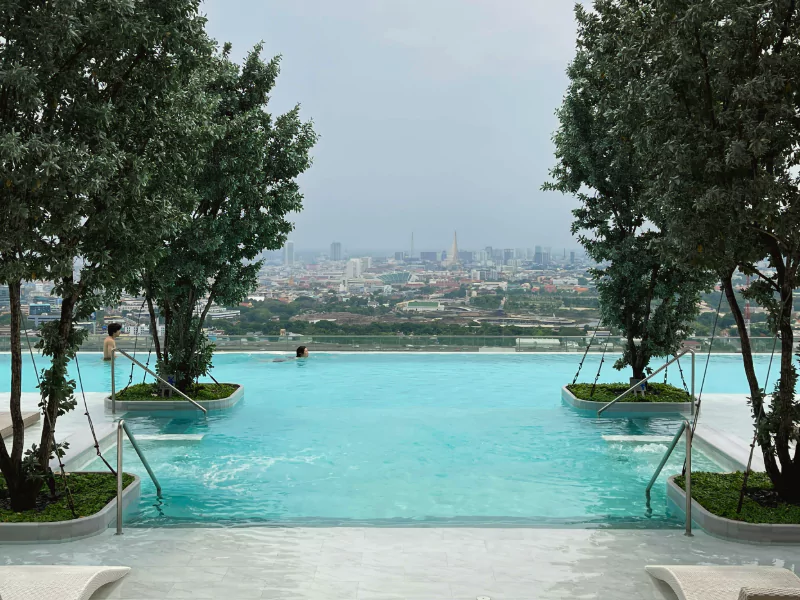 swimming pool 22nd floor eastin grand