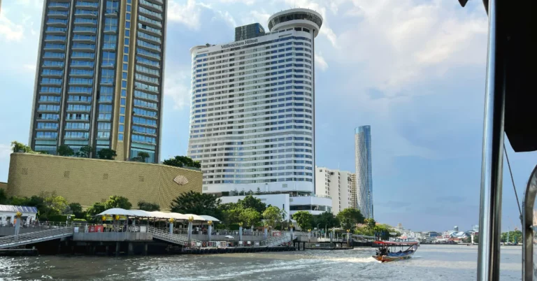 millennium hilton bangkok hotel from the river