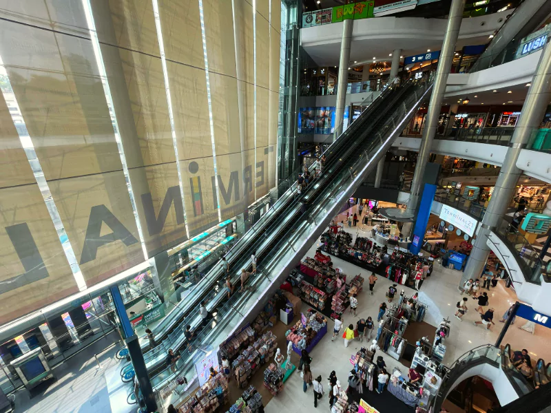 Inside Terminal 21 mall bangkok asoke