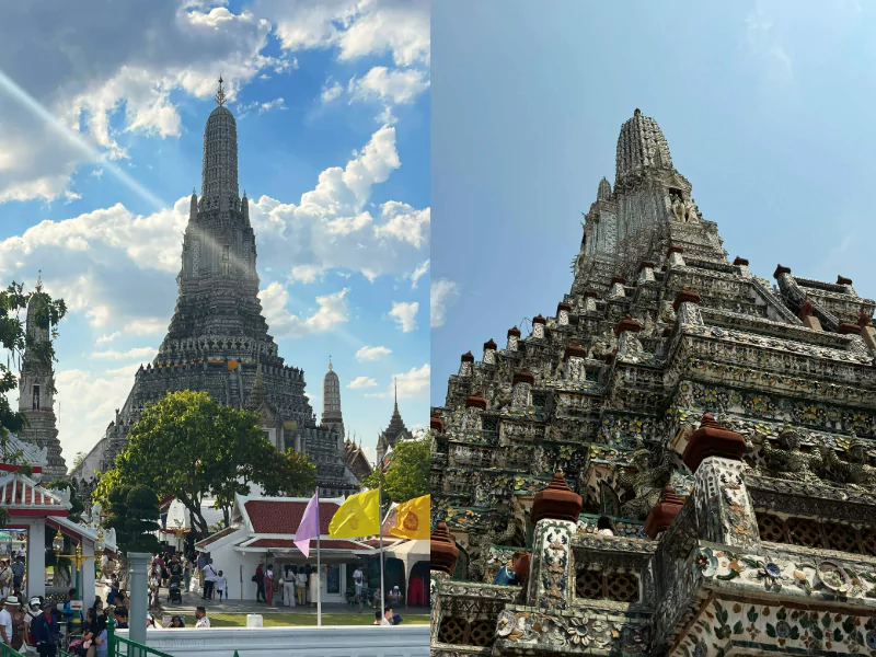 Wat arun temple of dawn in bangkok