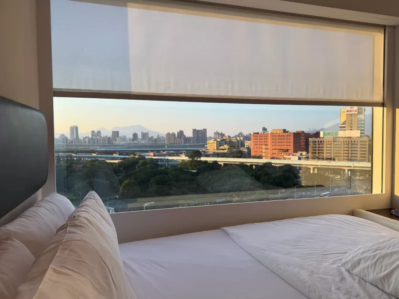view from citizen m hotel taipei