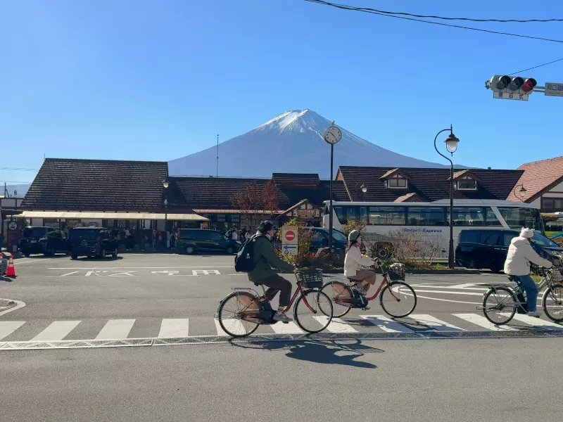 Fuji kawaguchiko train station