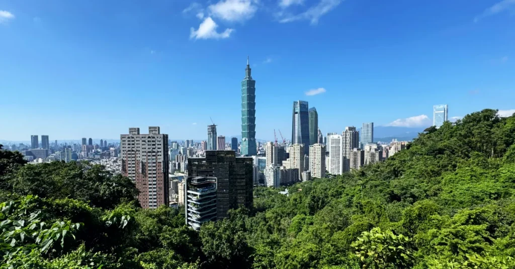 view of taipei