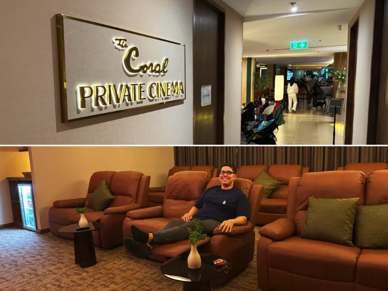 private cinema coral lounge cocoon bangkok
